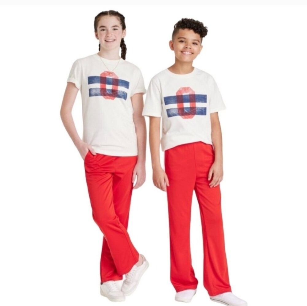 Girls' Track Pants - art class Red L (10-12)